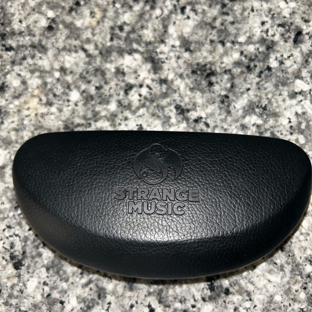 Strange music sunglasses case